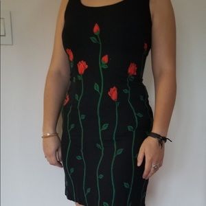90s rose dress